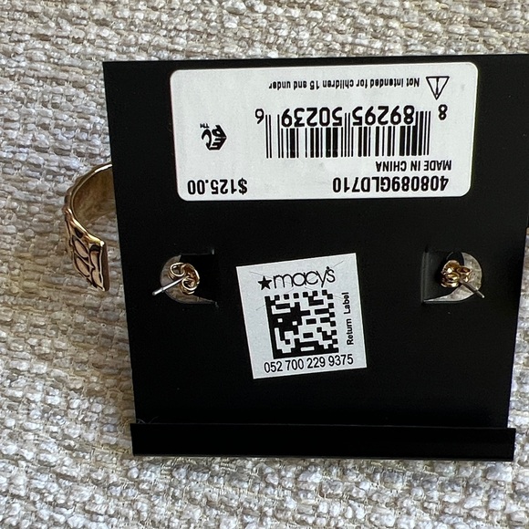 Coach Gold-Tone Women's Earrings - Picture 3 of 6